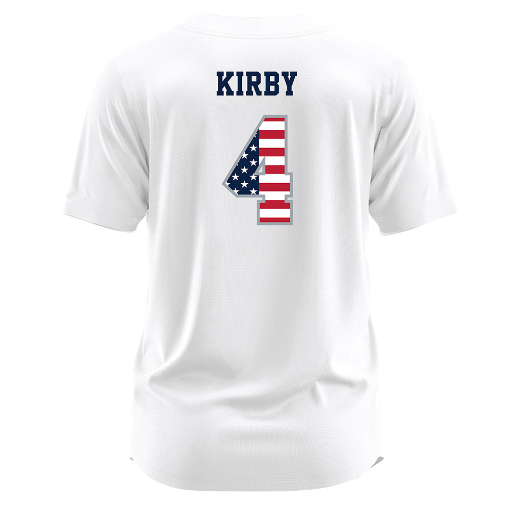 Troy - NCAA Softball : Lydia Kirby - white Jersey-1