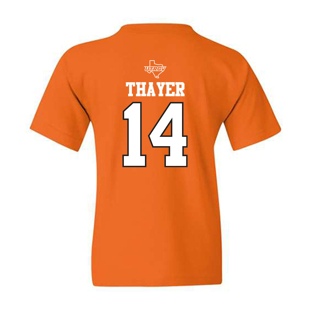 UTRGV - NCAA Baseball : Harrison Thayer - Classic Shersey Youth T-Shirt-1