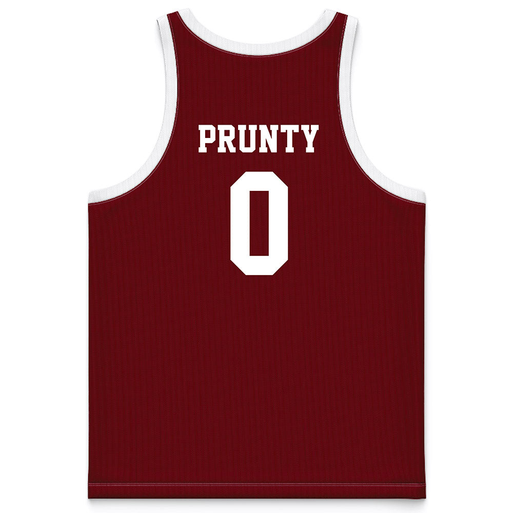 Charleston - NCAA Men's Basketball : Jaxon Prunty - Red Basketball Jersey-1