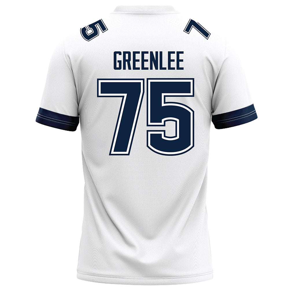 UConn - NCAA Football : Hill Greenlee - White Football Jersey-1