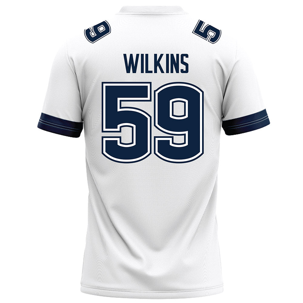 UConn - NCAA Football : Finn Wilkins - White Football Jersey-1