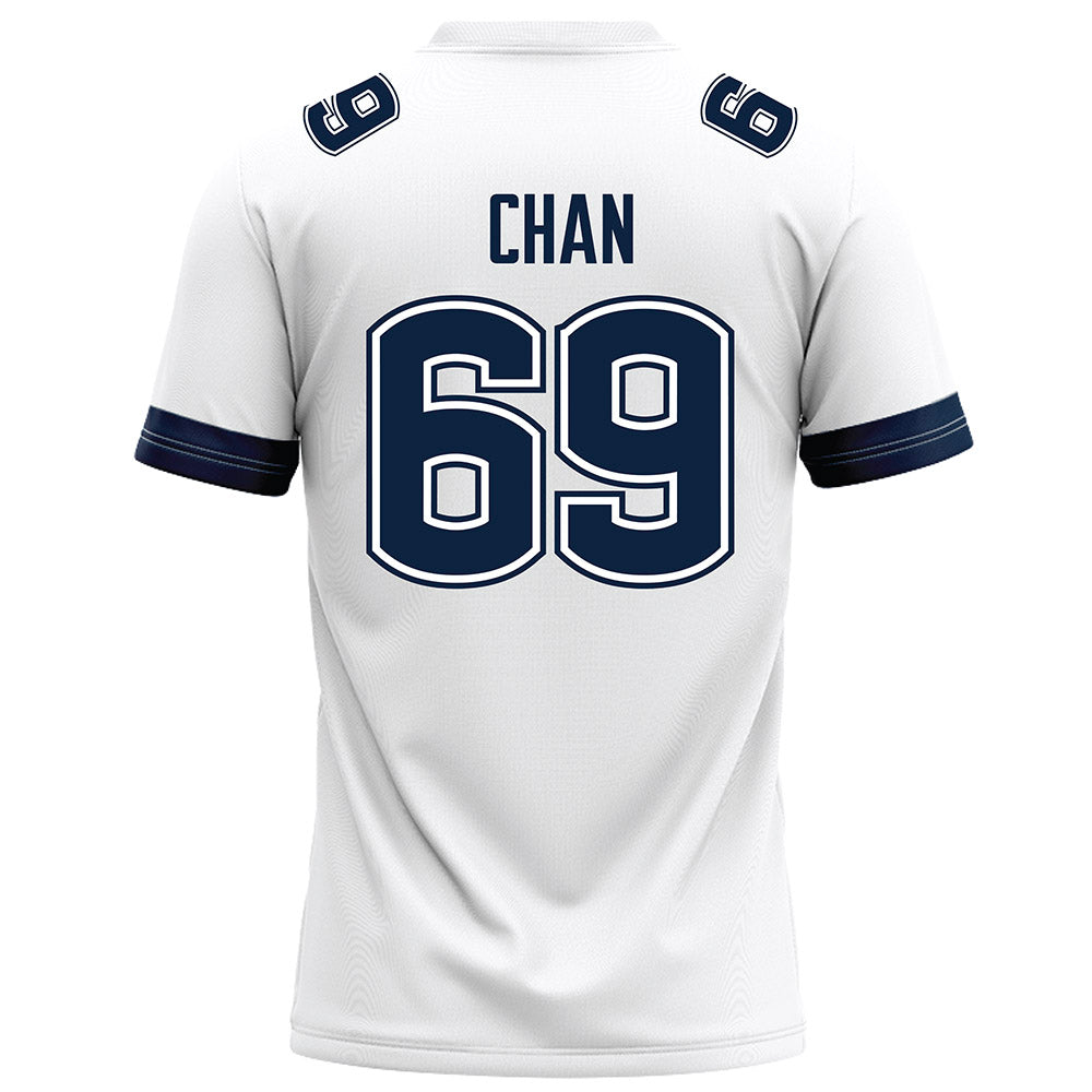 UConn - NCAA Football : Ty Chan - White Football Jersey-1