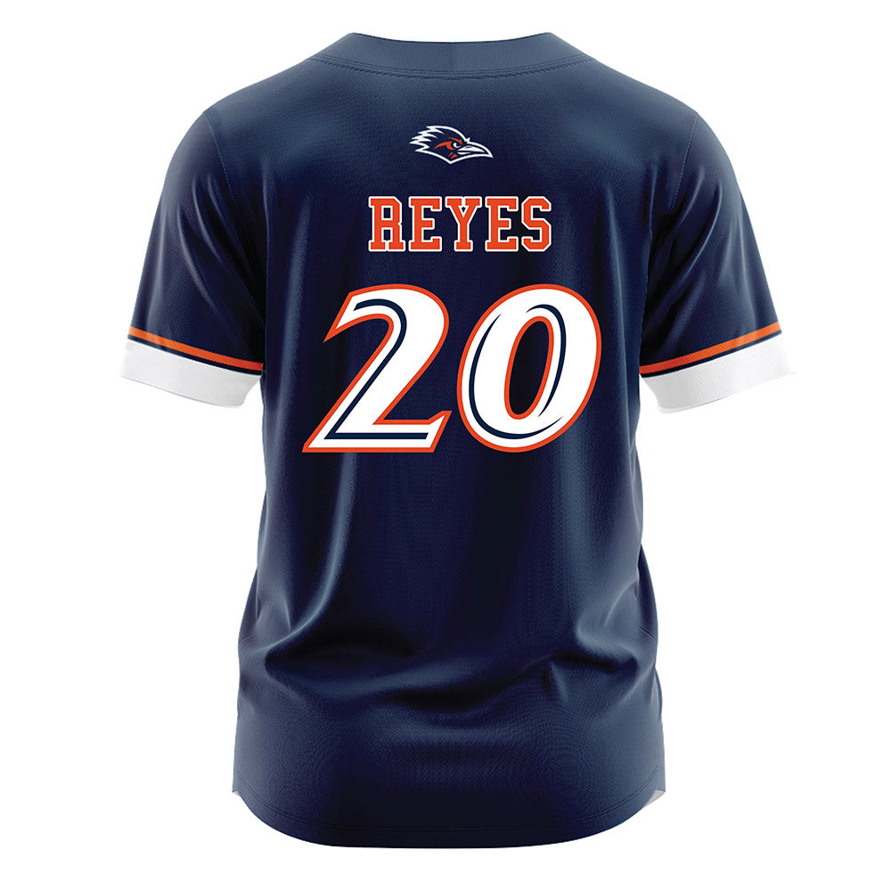 UTSA - NCAA Softball : Katia Reyes - Navy Jersey-1