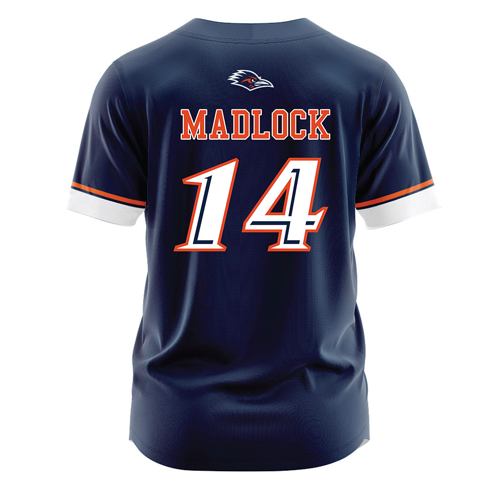 UTSA - NCAA Softball : Taryn Madlock - Navy Jersey-1