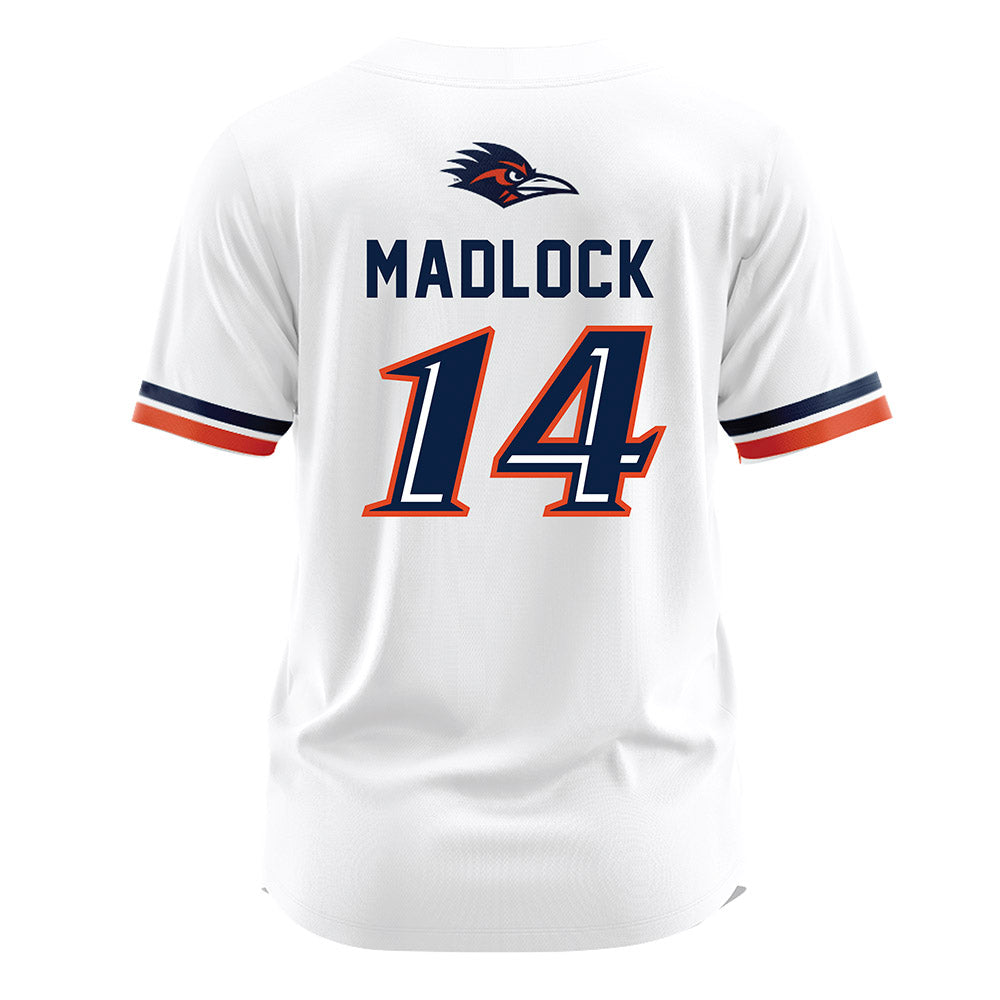 UTSA - NCAA Softball : Taryn Madlock - White Jersey-1
