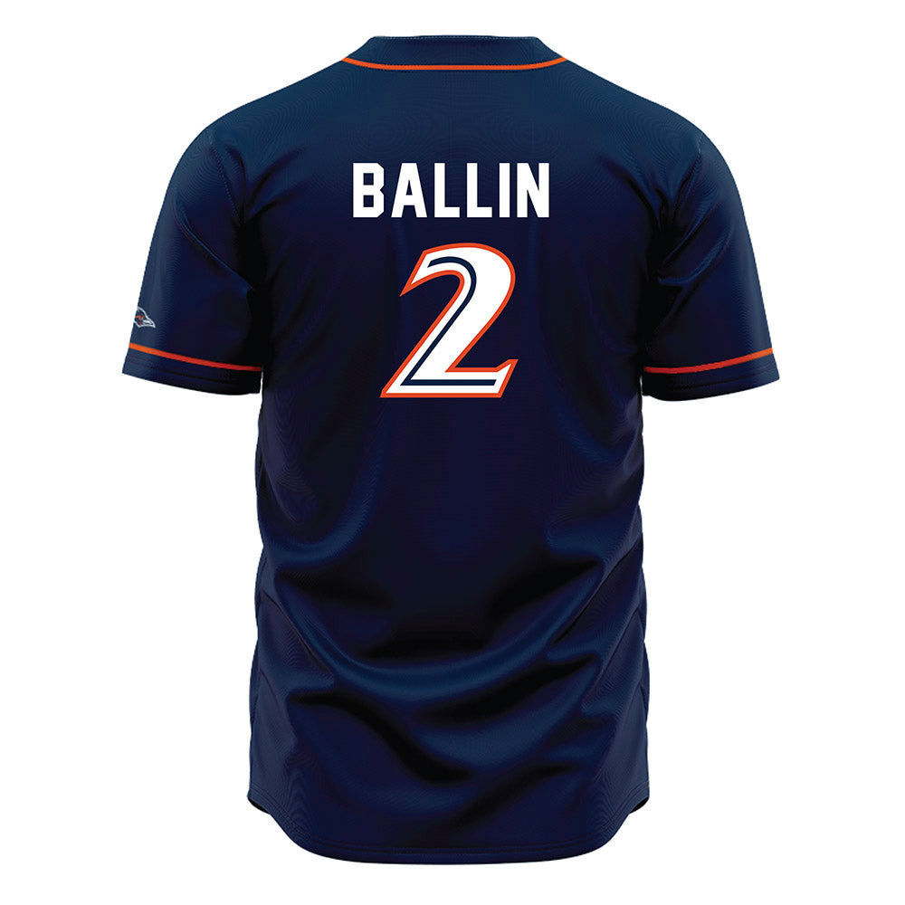 UTSA - NCAA Baseball : Jordan Ballin - Navy Jersey-1