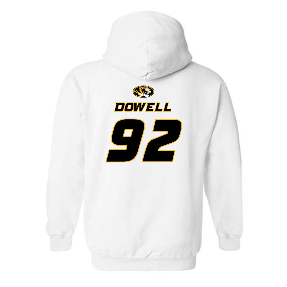 Missouri - NCAA Football : Jason Dowell - Replica Shersey Hooded Sweatshirt-1