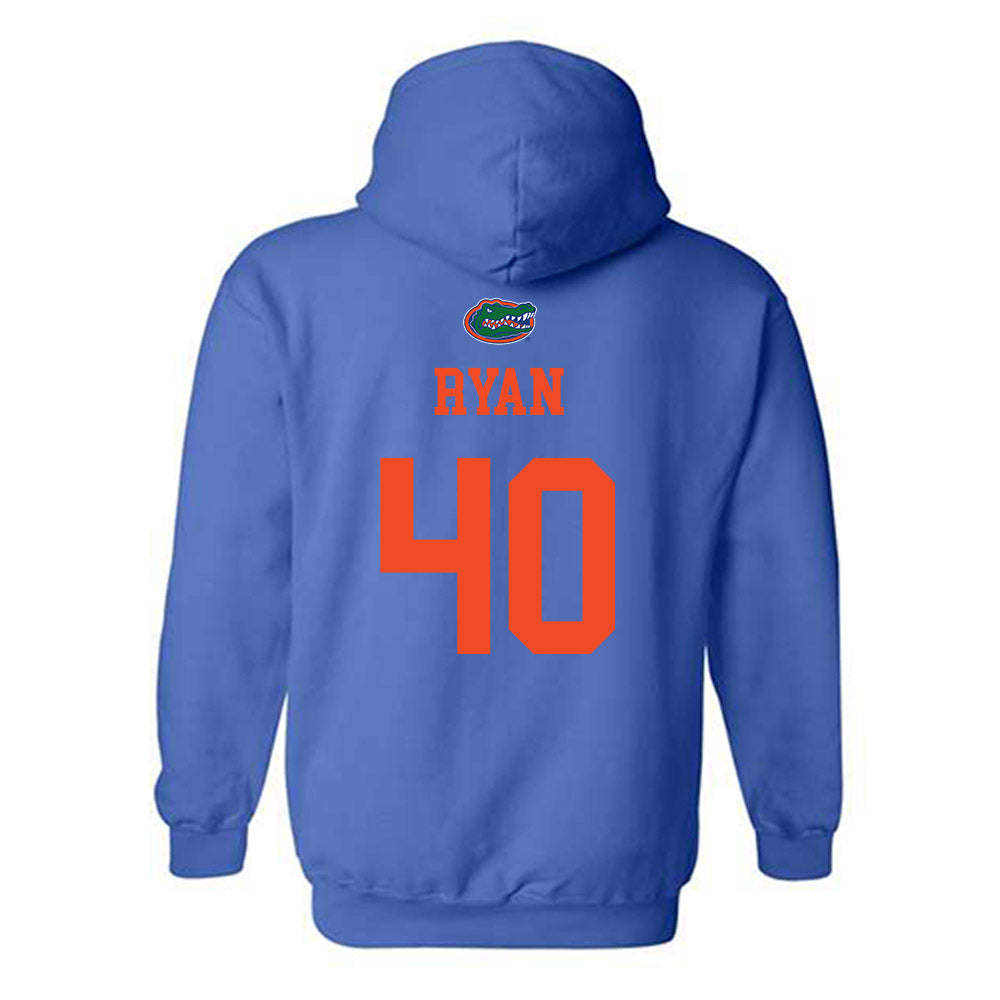 Florida - NCAA Women's Lacrosse : Colleen Ryan - Generic Shersey Hooded Sweatshirt-1