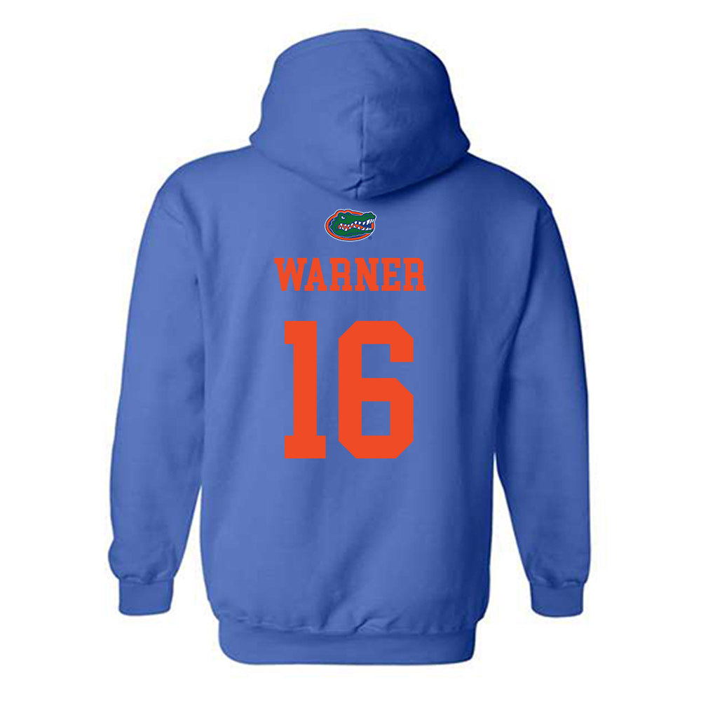 Florida - NCAA Football : Aidan Warner - Generic Shersey Hooded Sweatshirt-1