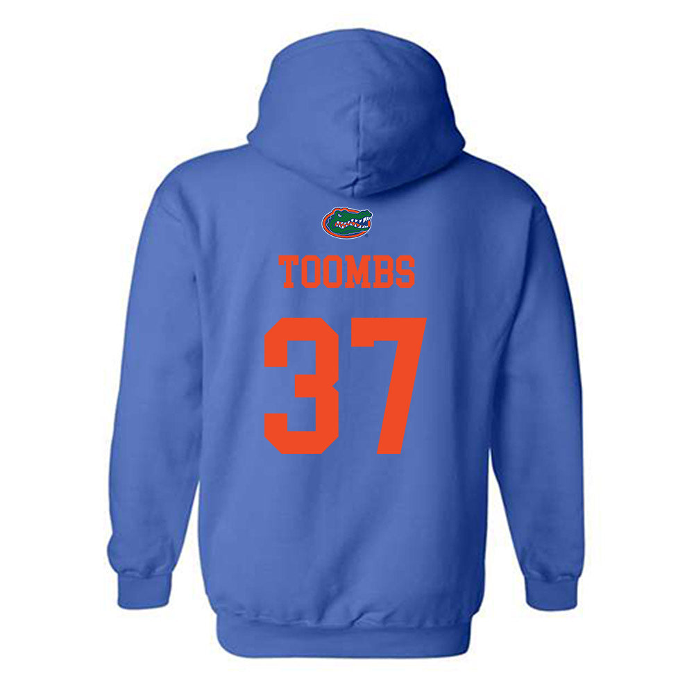 Florida - NCAA Football : Javion Toombs - Generic Shersey Hooded Sweatshirt-1