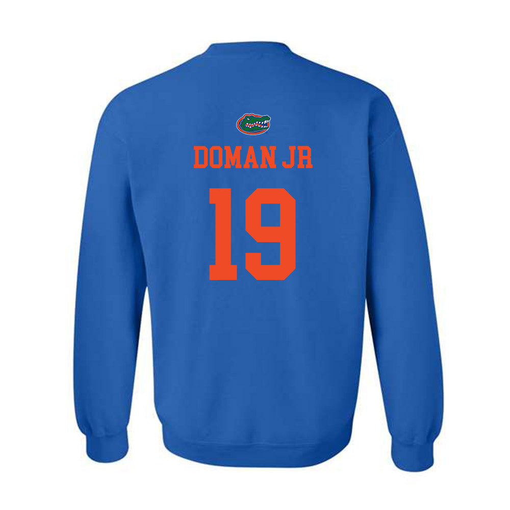 Florida - NCAA Football : Tommy Doman Jr - Generic Shersey Crewneck Sweatshirt-1