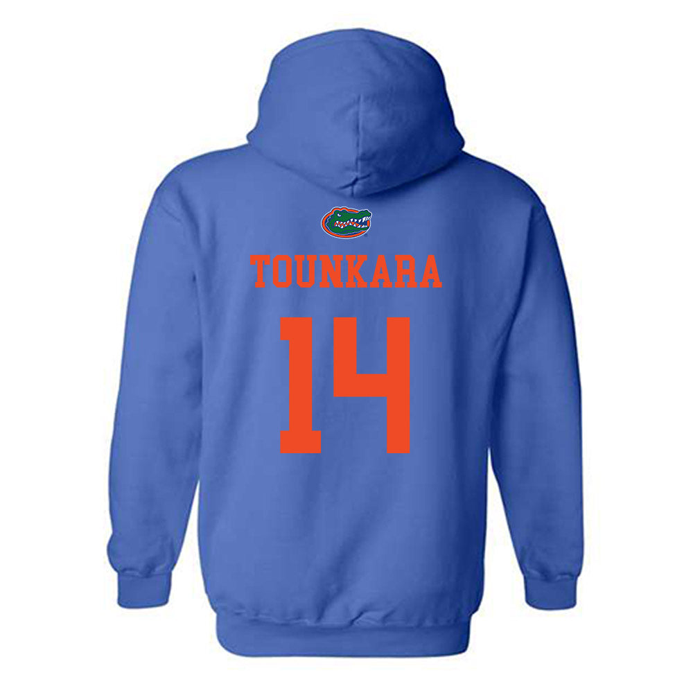 Florida - NCAA Football : Muizz Tounkara - Generic Shersey Hooded Sweatshirt-1