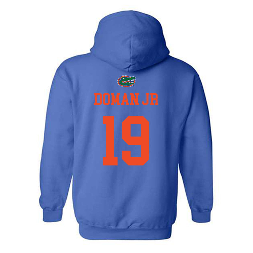 Florida - NCAA Football : Tommy Doman Jr - Generic Shersey Hooded Sweatshirt-1