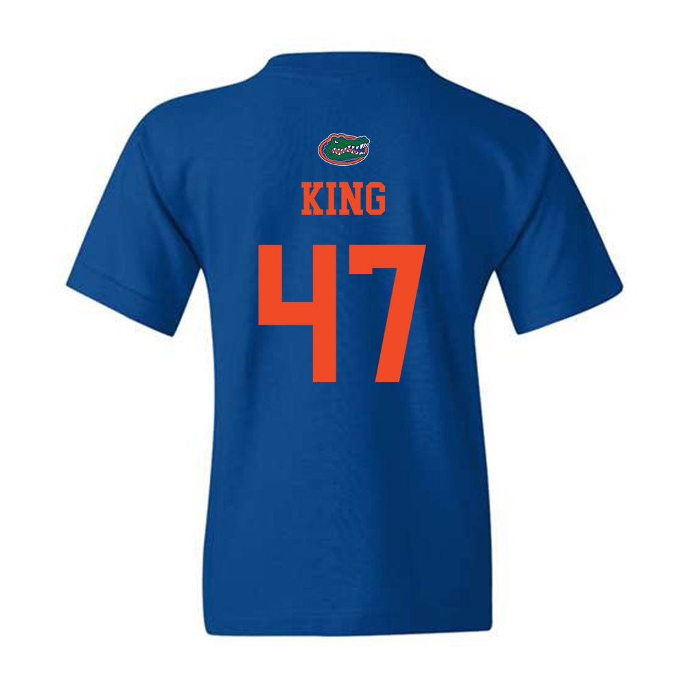 Florida - NCAA Baseball : Aidan King - Generic Shersey Youth T-Shirt