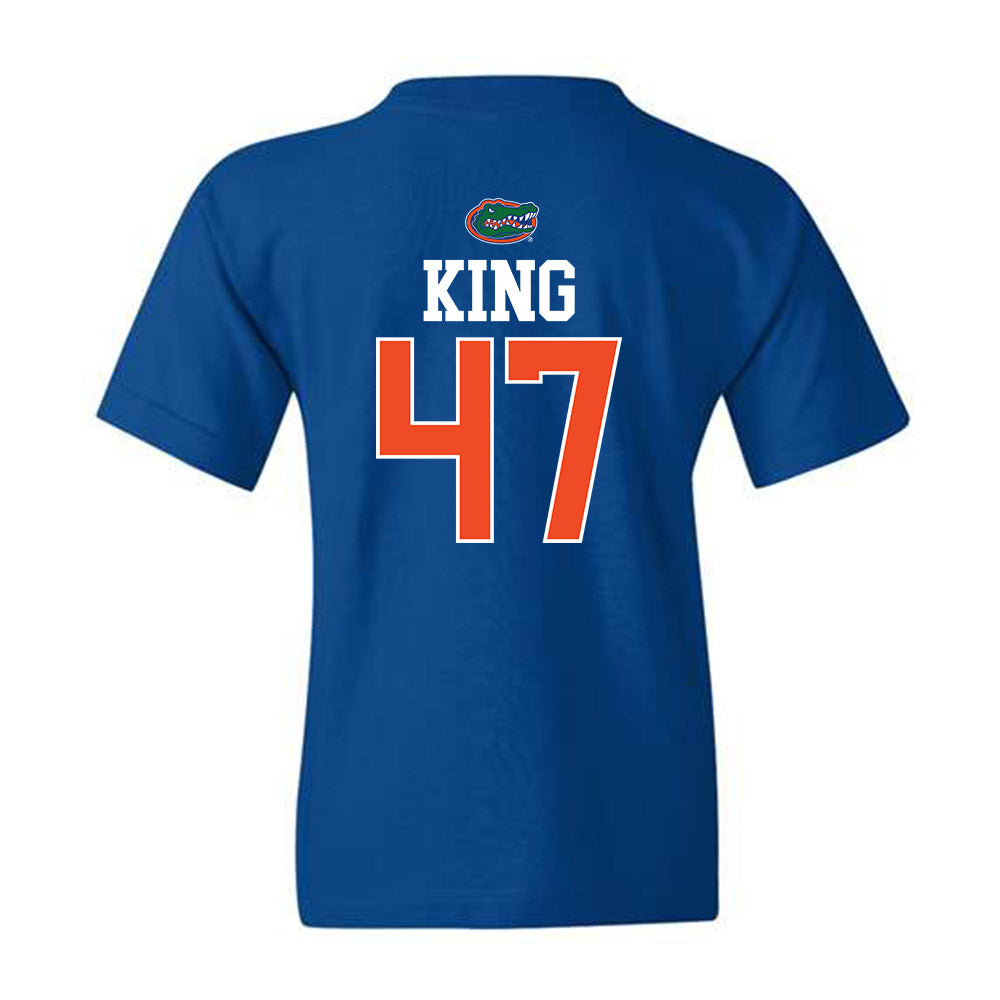Florida - NCAA Baseball : Aidan King - Generic Shersey Youth T-Shirt