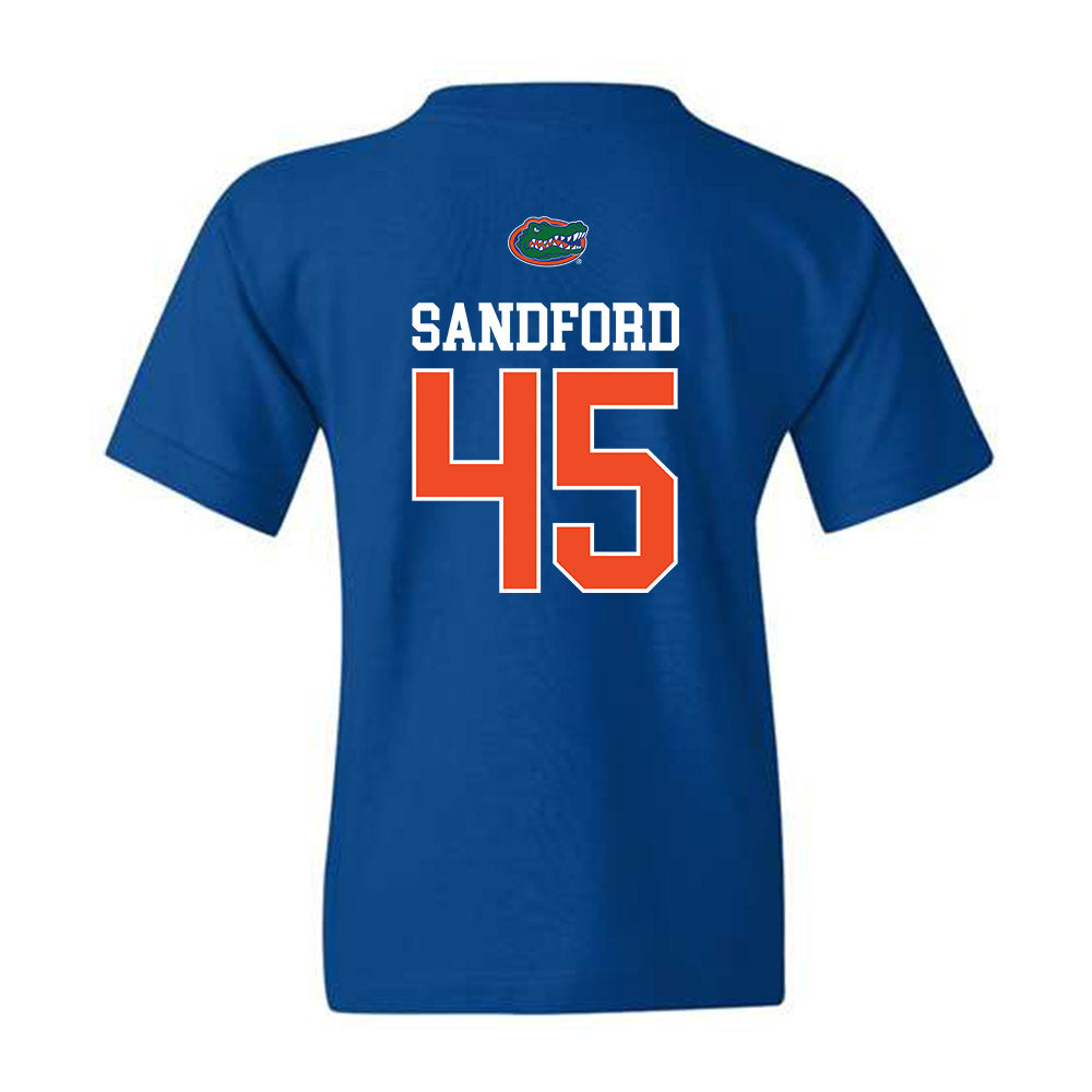 Florida - NCAA Baseball : Schuyler Sandford - Generic Shersey Youth T-Shirt