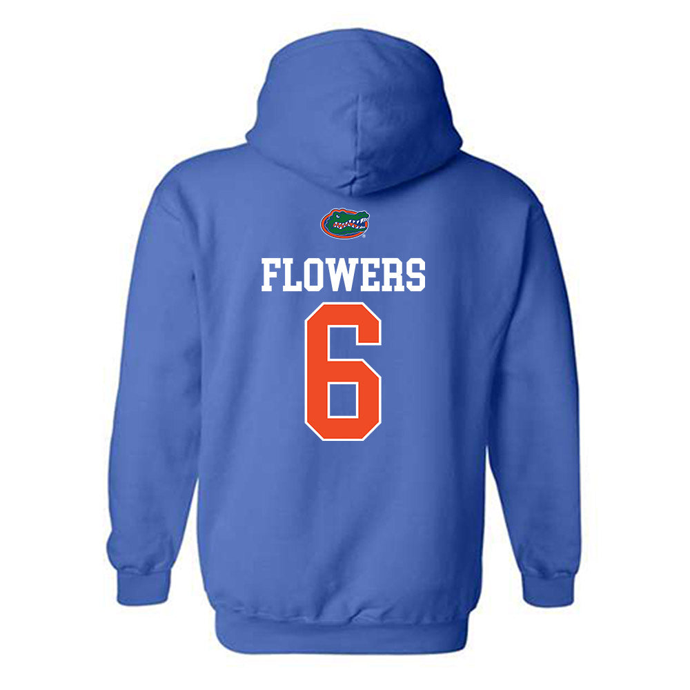Florida - NCAA Football : Jvari Flowers - Generic Shersey Hooded Sweatshirt-1