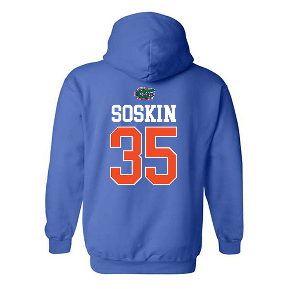 Florida - NCAA Women's Lacrosse : Maya Soskin - Generic Shersey Hooded Sweatshirt-1