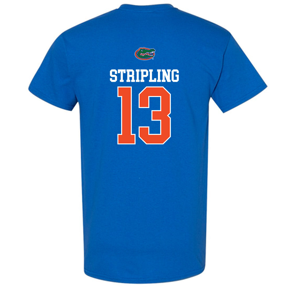 Florida - NCAA Baseball : Landon Stripling - Generic Shersey T-Shirt-1