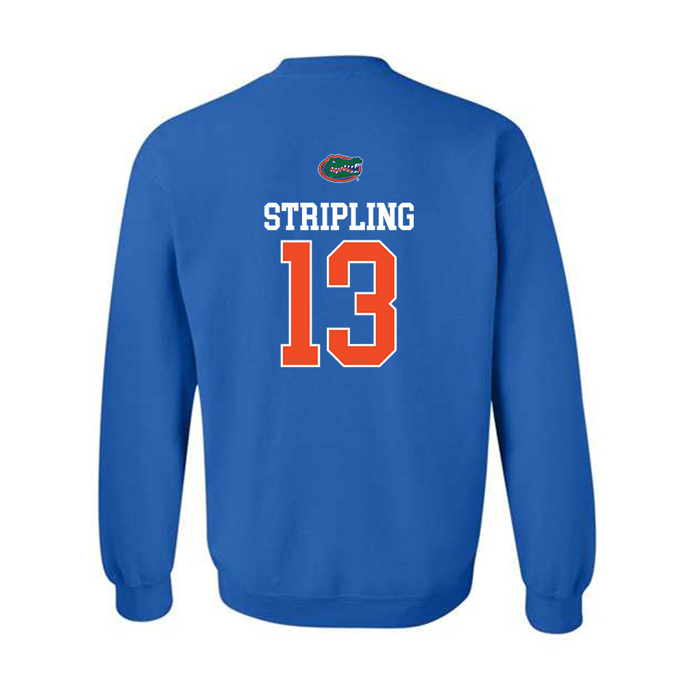 Florida - NCAA Baseball : Landon Stripling - Generic Shersey Crewneck Sweatshirt-1