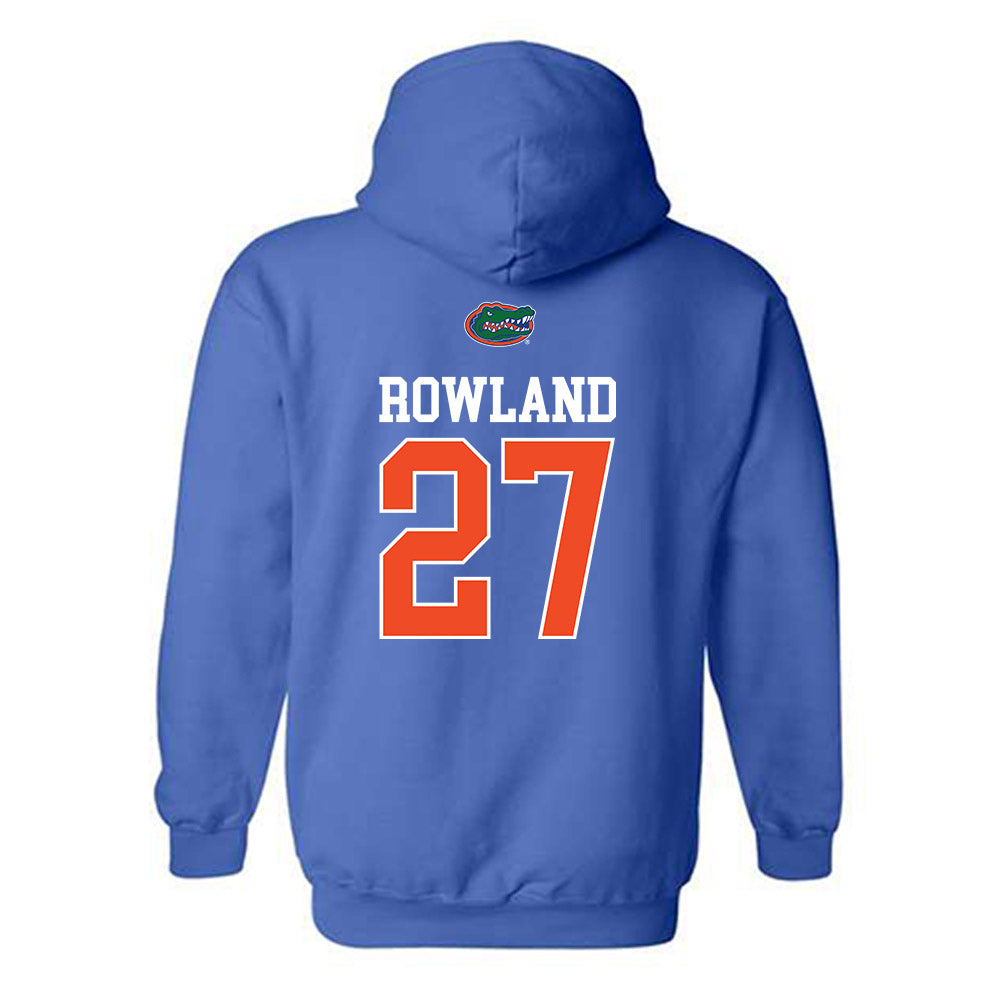 Florida - NCAA Baseball : Blaine Rowland - Generic Shersey Hooded Sweatshirt