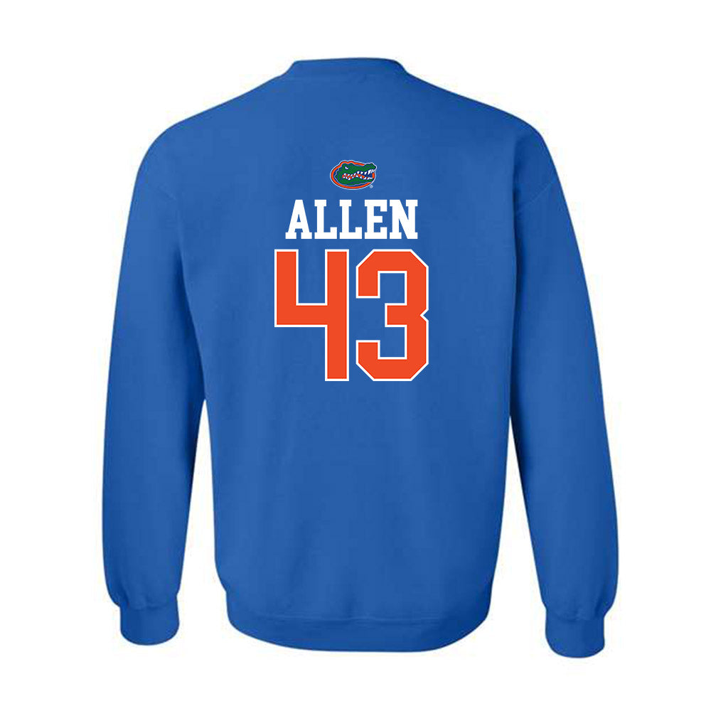 Florida - NCAA Football : Alfonzo Allen - Generic Shersey Crewneck Sweatshirt-1