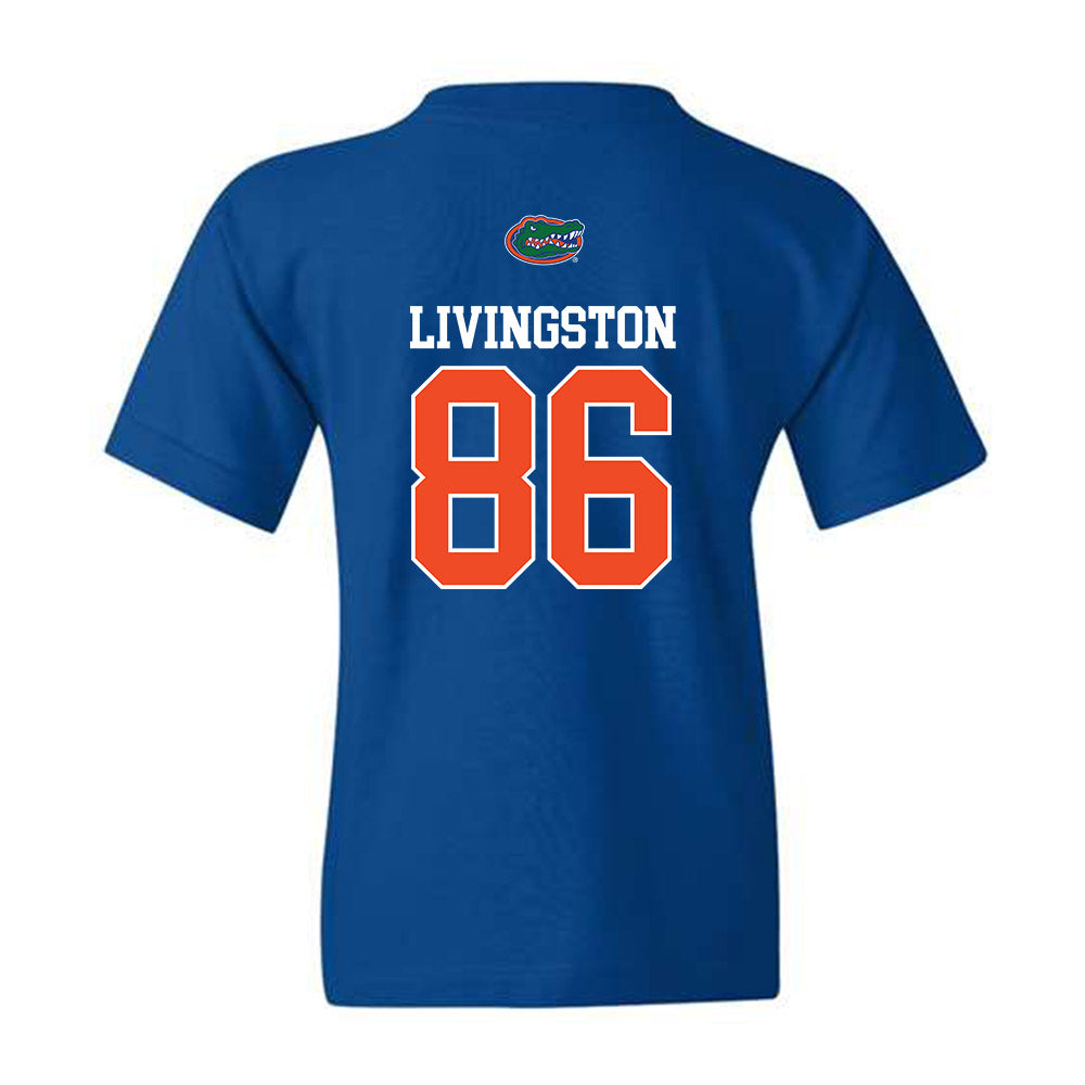 Florida - NCAA Football : Tony Livingston - Generic Shersey Youth T-Shirt