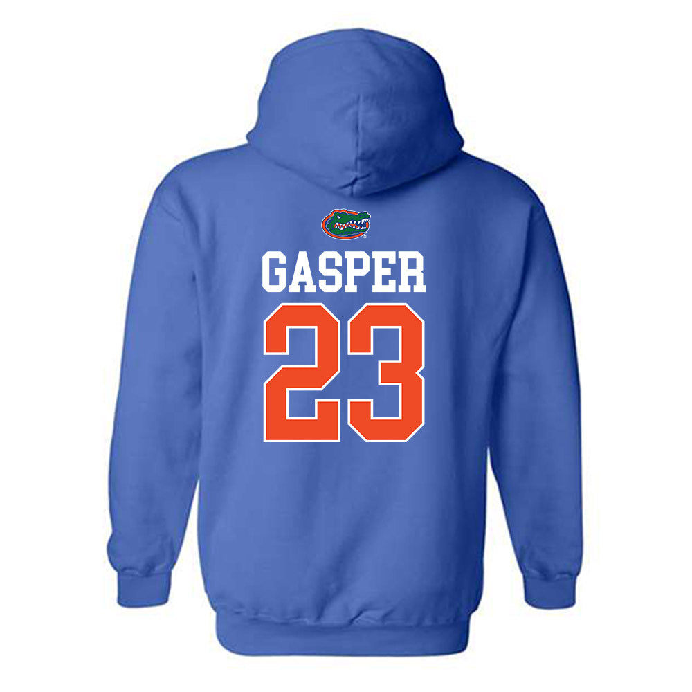 Florida - NCAA Football : Chad Gasper - Generic Shersey Hooded Sweatshirt-1