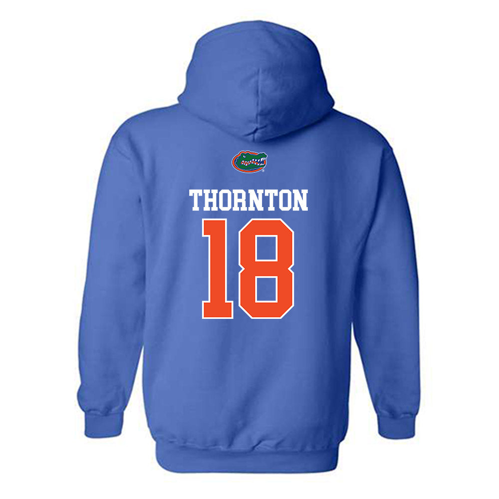 Florida - NCAA Football : Bryce Thornton - Generic Shersey Hooded Sweatshirt