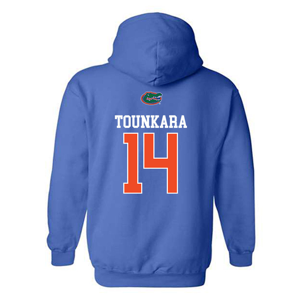 Florida - NCAA Football : Muizz Tounkara - Generic Shersey Hooded Sweatshirt-1