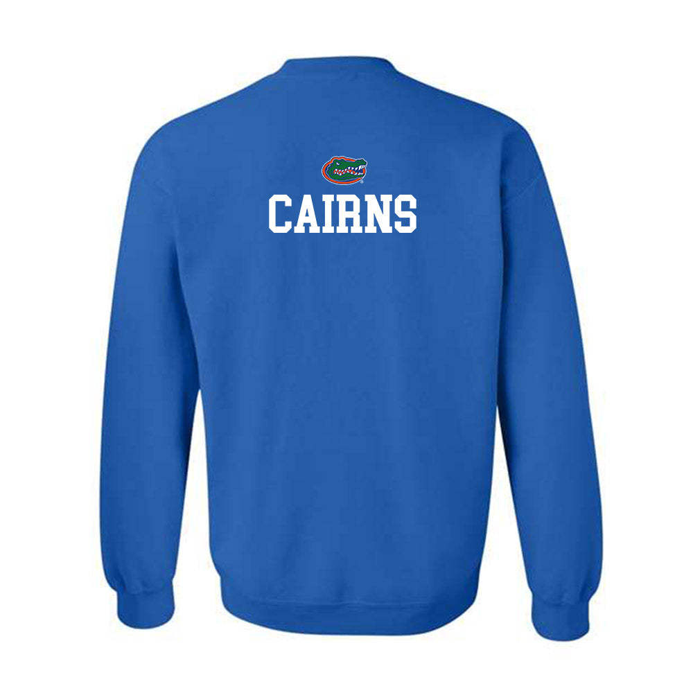 Florida - NCAA Men's Swimming & Diving : Matthew Cairns - Generic Shersey Crewneck Sweatshirt