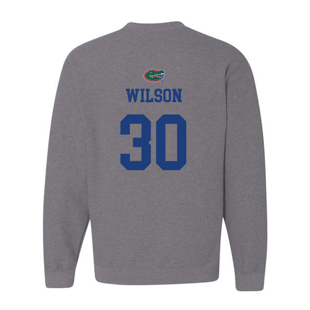 Florida - NCAA Women's Lacrosse : Carly Wilson - Sports Shersey Crewneck Sweatshirt-1