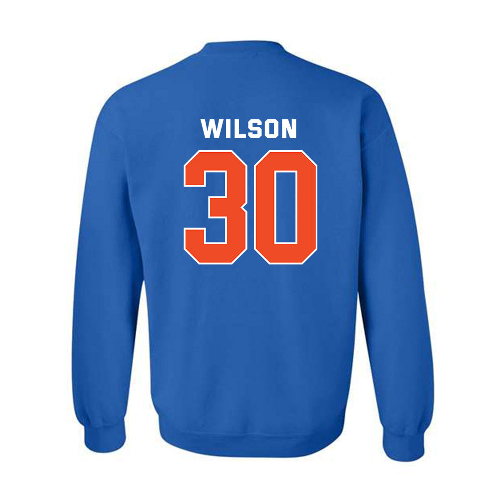 Florida - NCAA Women's Lacrosse : Carly Wilson - Sports Shersey Crewneck Sweatshirt-1