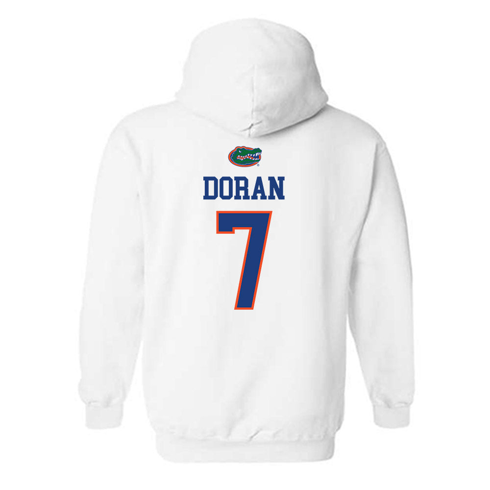 Florida - NCAA Women's Lacrosse : Molly Doran - Sports Shersey Hooded Sweatshirt-1