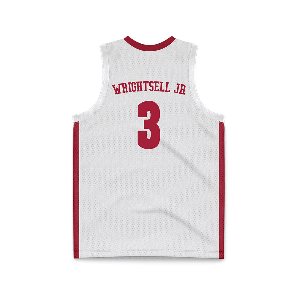 Alabama - NCAA Men's Basketball : Latrell Wrightsell Jr - White Basketball Jersey-1