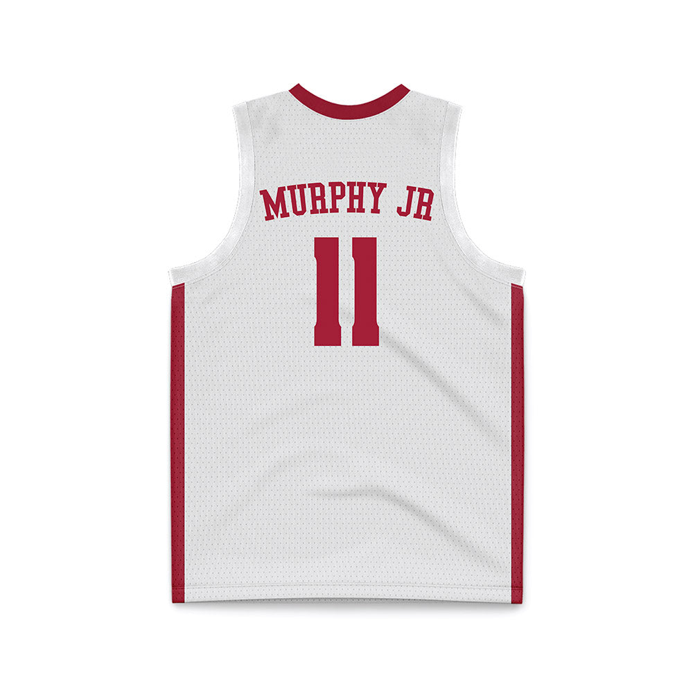 Alabama - NCAA Men's Basketball : Preston Murphy Jr - White Basketball Jersey-3