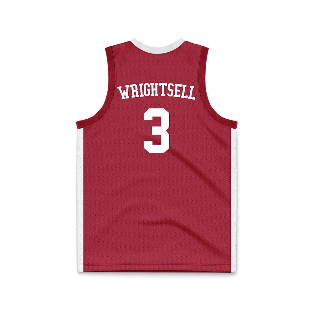 Alabama - NCAA Men's Basketball : Latrell Wrightsell - Crimson Basketball Jersey-1
