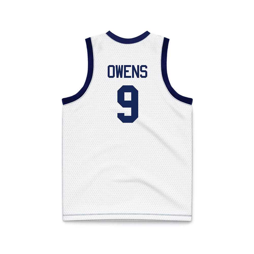 Marquette - NCAA Men's Basketball : Damarius Owens - White Basketball Jersey-1