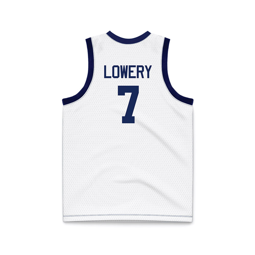 Marquette - NCAA Men's Basketball : Zaide Lowery - White Basketball Jersey-1