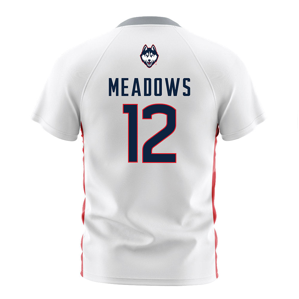 UConn - NCAA Women's Soccer : Isabella Meadows - White Soccer Jersey