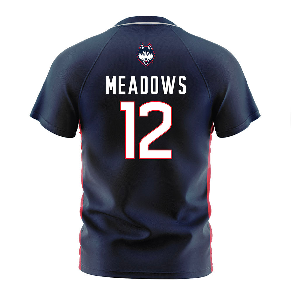 UConn - NCAA Women's Soccer : Isabella Meadows - Navy Soccer Jersey
