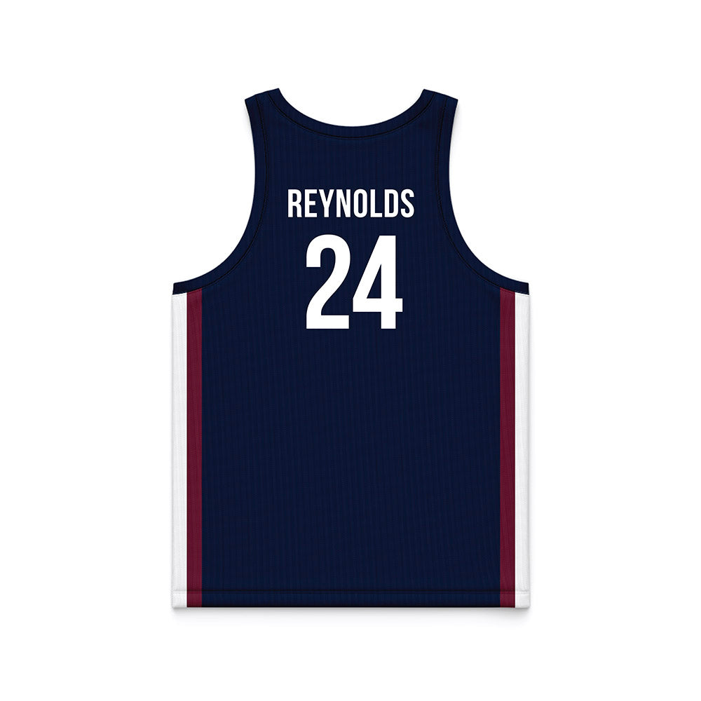 FDU - NCAA Men's Basketball : Brayden Reynolds - Blue Basketball Jersey-1