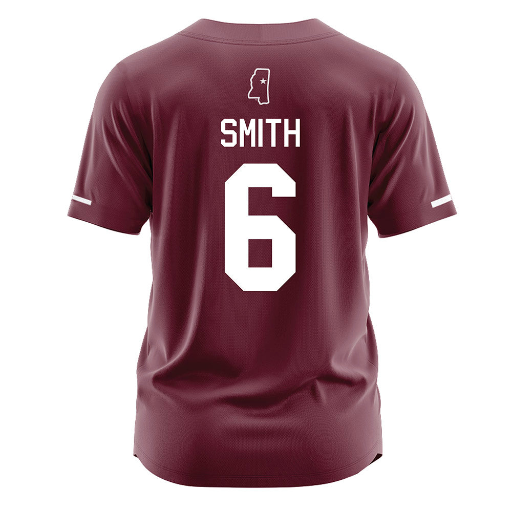 Mississippi State - NCAA Softball : Carson Smith - Maroon Jersey-1