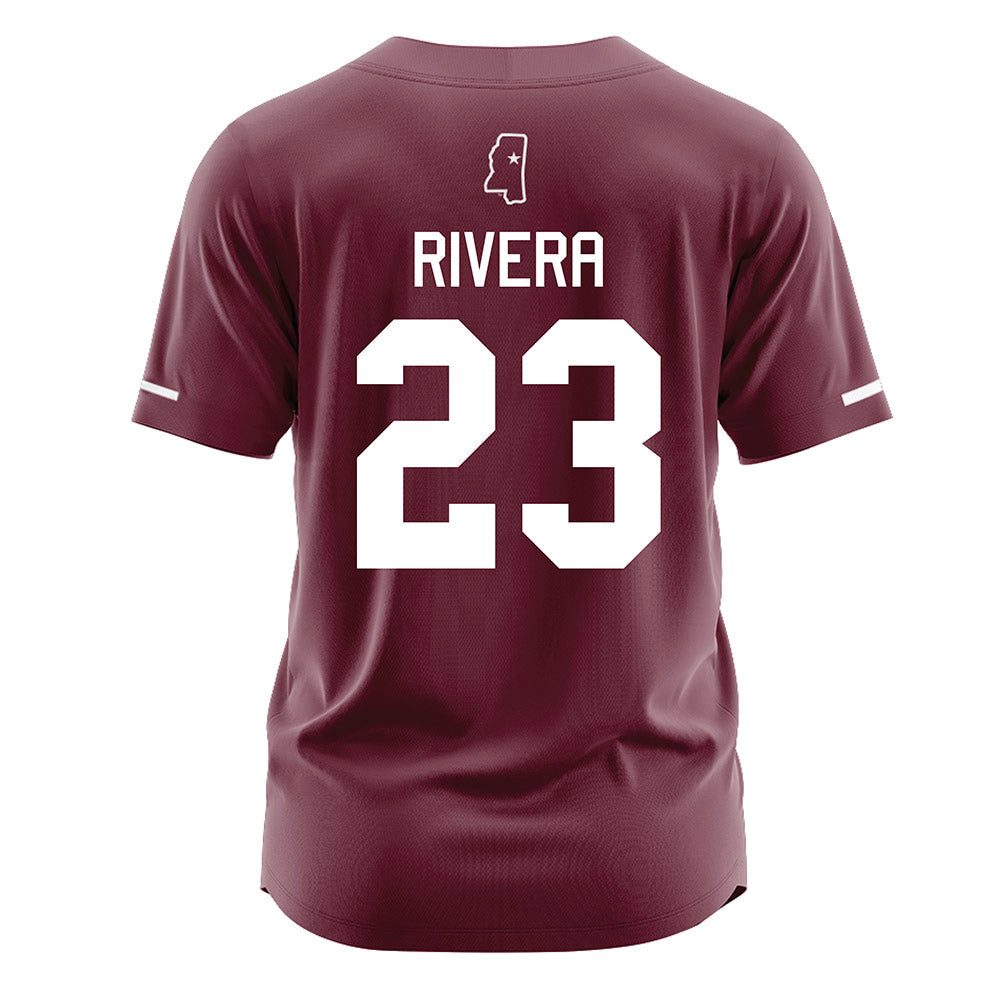 Mississippi State - NCAA Softball : Desiree Rivera - Maroon Jersey-1
