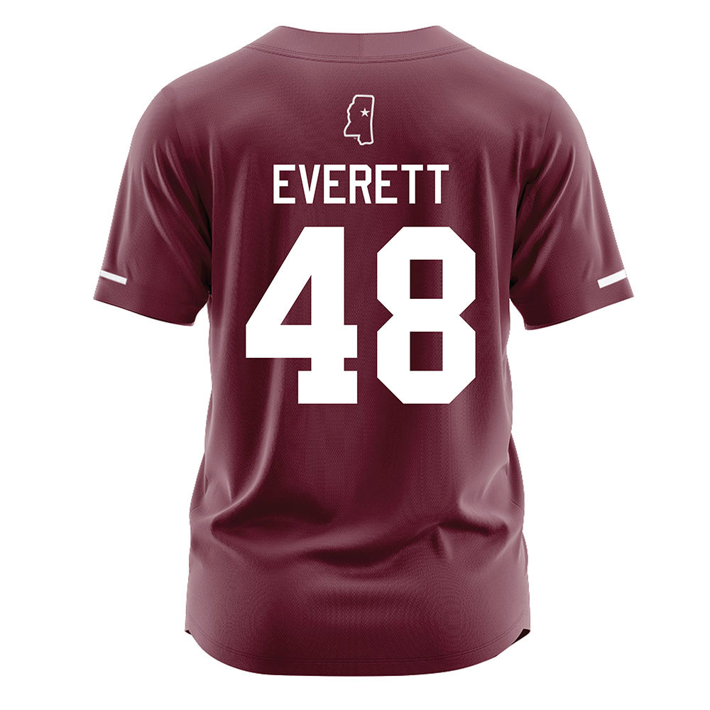 Mississippi State - NCAA Softball : Delainey Everett - Maroon Jersey-1