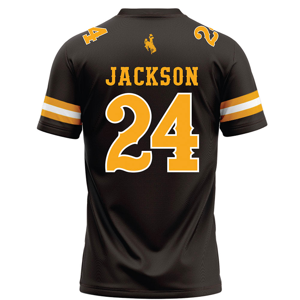 Wyoming - NCAA Football : Drew Jackson - Brown Football Jersey