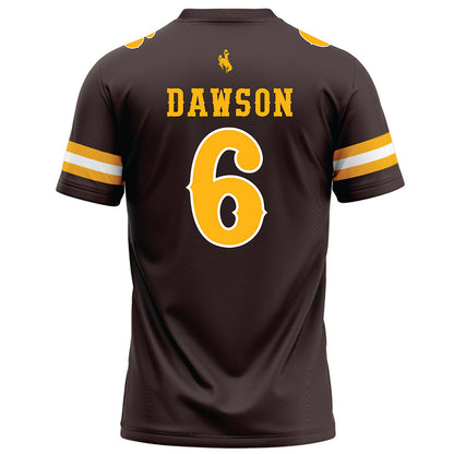 Wyoming - NCAA Football : Andrew Dawson - Brown Jersey