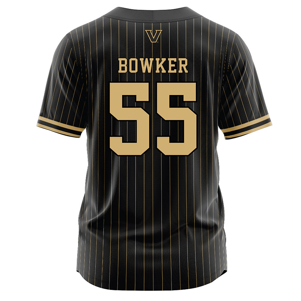 Vanderbilt - NCAA Baseball : Cody Bowker - Black Jersey-1