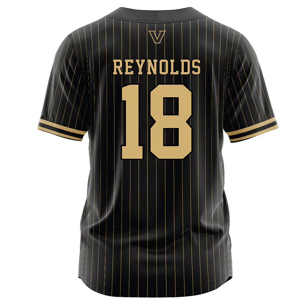 Vanderbilt - NCAA Baseball : Korbin Reynolds - Black Jersey-1