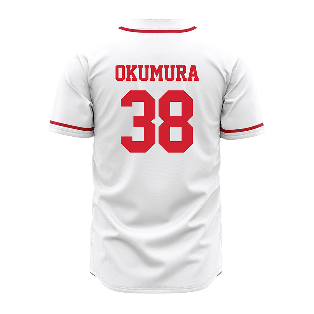 Illinois State - NCAA Baseball : Shuto Okumura - White Jersey-1